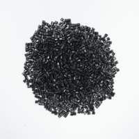 Granulés de PC ignifuges V0 noirs brillants pour marquage laser, résine de polycarbonate, fournisseur de plastique technique