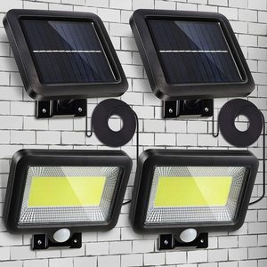Lámpara Solar de Pared con Sensor Remoto de 5W para Exteriores, Ideal para Garaje o Jardín - Product Image 1