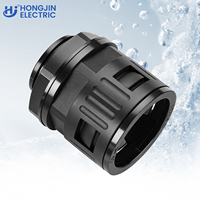 Connecteur de conduit ondulé HONGJIN certifié ROHS CE, série AD, joint de tuyau flexible en nylon IP69 pour faisceau de câblage automobile