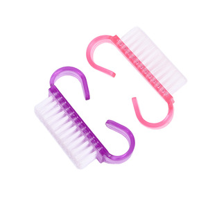 Petite brosse de nettoyage pour poussière d'ongles, manche en plastique, outil de manucure et pédicure - Product Image 6