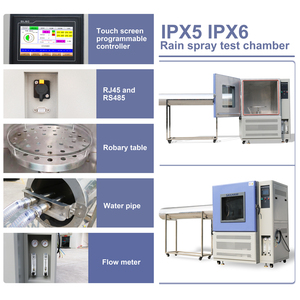 Simüle Ortam Su Geçirmezlik <span class=keywords><strong>Test</strong></span> Cihazı IPX5 IPX6 Elektriksel Testler için Yağmur Püskürtme <span class=keywords><strong>Test</strong></span> Kabini - Product Image 4