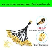 Câble adaptateur OEM IPEX vers SMA à filetage externe et trou interne, modèle 202001102, pour connexion de routeur WiFi/GSM/GPS/module 4G