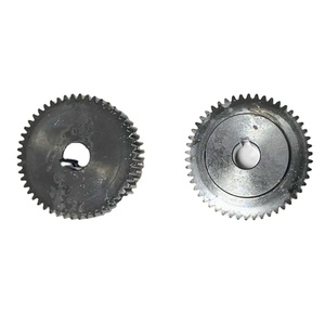 Piezas de transmisión OEM de molino de cemento, anillo de engranaje recto de acero forjado y eje de engranaje de piñón de HXMT - Product Image 1