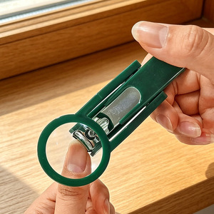 Cortauñas con lupa, diseñados para personas mayores, cortauñas antirrespingos, cortauñas multifuncionales para pedicura - Product Image 2