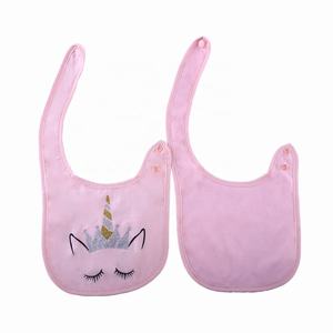 Impresión de dibujos animados Baberos de bebé Algodón Doble capa Impermeable Forma cuadrada Impresión personalizada Baberos de bebé Súper suaves - Product Image 1