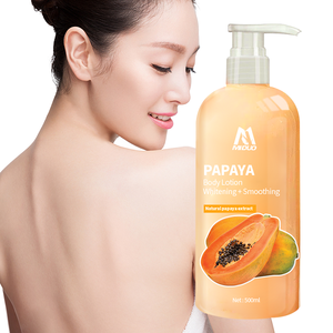 MIDUO usine OEM 500ML peau ton blanc crème éclaircissant Niacinamide Anti-âge <span class=keywords><strong>papaye</strong></span> lotion hydratante en profondeur pour le corps pour les taches - Product Image 4