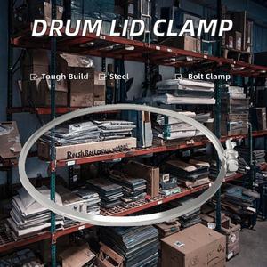 แหวนรัดแบบเกลียวมาตรฐานทำจากเหล็กกล้าไร้สนิมชุบสังกะสีสำหรับฝาถังหรือดรัม ระบบวัดแบบเมตริก RM RMS - Product Image 2