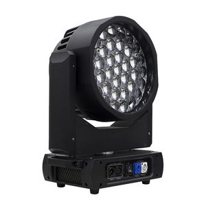 HUINENG Iluminación Profesional para Escenario, Iluminación de Escenario, Luz LED RGBW de 12W, <span class=keywords><strong>Zoom</strong></span> de Haz Móvil para Dj, Discoteca, Boda, Bar, Club, 37 Unidades - Product Image 4