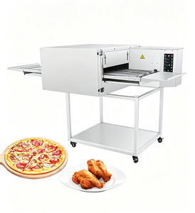 High Output Commercial Automatic <b>Chain</b> Crawler Conveyor Pizza Oven Tunnel Continuous Pizza Baking Oven - Product Image 2
