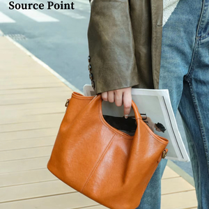 Custom <strong>Leather</strong> <strong>Bag</strong> Manufacturers <strong>Soft</strong> Vegetable Tanned <strong>Leather</strong> Hand Pocket Zipper Bucket Handbags - Product Image 2