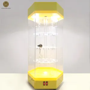 News Customized toys Box 6TH Scale Figure Display acrylic Case with Led Light 1/6