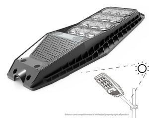 Farolas Solares LED Todo en Uno INTREPID PIONEER MJLH8300, Impermeables IP65, para Exteriores, con Sensor de Movimiento y Control Remoto - Product Image 2