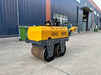 Compacteurs à double tambour haute efficacité pour asphalte, nouveaux rouleaux compresseurs à moteur diesel, rouleaux compresseurs à pneus pour routes