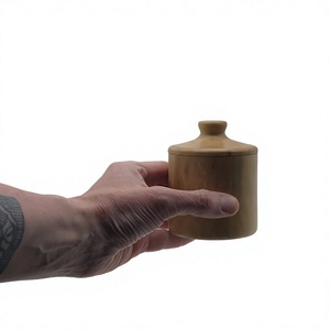 Recipientes de Madera Hechos a Mano para Especias con Tapas Abatibles, Diseño Clásico, Herméticos, Aptos para Calentar y Lavables en Lavavajillas, Almacenamiento Flexible de Alimentos - Product Image 4