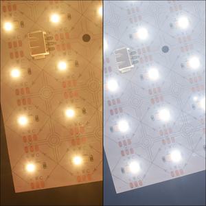 टयोग्य एलईडी शीट 484ld dc24v ip20 तांबा 2700k + 6500k परिदृश्य पट्टी बैकलाइट यूएसबी/वाई-फाई नियंत्रित 40w 360 बीम 3-वर्ष - Product Image 6