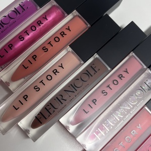 Brillant à lèvres liquide minéral disponible en plusieurs tubes, marque privée, centaines de couleurs, logo personnalisé, plus de 200 tubes, OEM - Product Image 1
