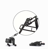 Chariot pliable léger pour animaux de compagnie, poussette portable pour chien et chat, pour petits chiens et chiens de type Teddy