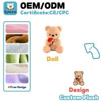 Oso de Peluche Personalizado con Diseño de Soporte, el Regalo Más Novedoso para el Día de San Valentín, Oso de Rosas con Regalo para Niña, Oso de Peluche de Rosas de Alta Calidad con Certificación CPC CE