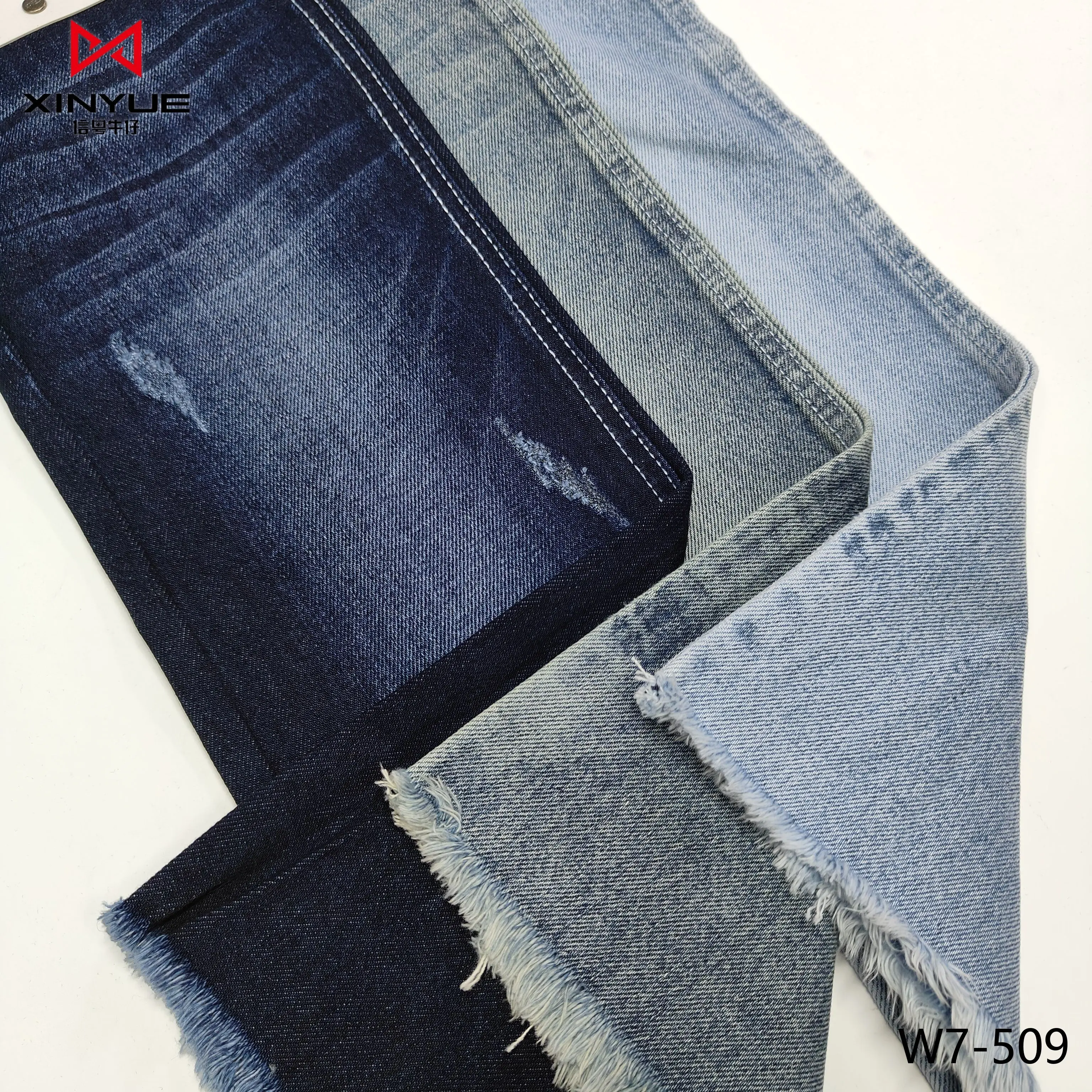 W7-509 Baumwolle Polyester dged Stil urban Star Jeans Diesel Jeans Stoff