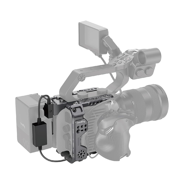 Camera Cage Kit for Sony FX6, Compact FX6 Cage with V-Mount Battery Plate for Tripods/Handheld/Shoulder Shooting -4124