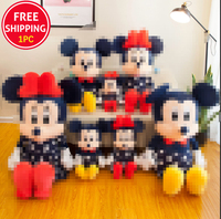 Kostenloser Versand Dis-ney Großes Paar Mickey Plüsch Baby Spielzeug Maus Star Mickey Kuscheltiere Spielzeug