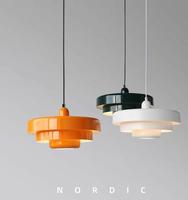 Suspension moderne de taille moyenne pour salon et îlot de cuisine, spot LED réglable, abat-jour circulaire, E27, lustre rétro en fer