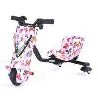 Kart électrique à trois roues avec ABS pour enfants de 5 à 12 ans, modèle rétractable à queue carrée, populaire sur internet, capacité 70 kg