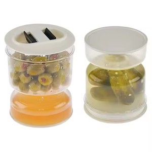<span class=keywords><strong>Pickle</strong></span> e Azeitonas Ampulheta Jar <span class=keywords><strong>Juice</strong></span> Separator <span class=keywords><strong>Pickle</strong></span> e Olive Container plástico <span class=keywords><strong>pickle</strong></span> jar - Product Image 3