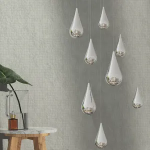 Modern Interior Home Decorations Water Drop Hanging Ceiling Decoration For Wedding For Home Office Shopping Mall Store
