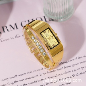 Elegante Reloj de Pulsera para Mujer, Brazalete Dorado, Reloj de Cuarzo, Joyería Minimalista, Regalo - Product Image 4
