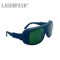 Lunettes de sécurité laser à monture intégrale anti-rayures certifiées CE EN207, haute protection 1070NM 1080NM, pour laser fibre haute puissance 3000W