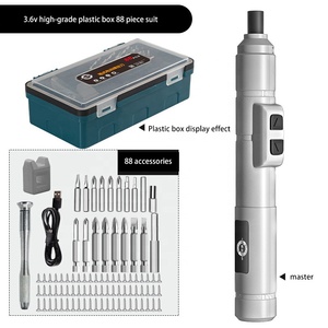 NEOBRISKEN Pen Type <b>Screwdriver</b> Mini Power Tools <b>Sets</b> Multi-function <b>Bit</b> <b>Set</b> N210 Pen Type Electric <b>Screwdriver</b> Cordless Screwdr - Product Image 2