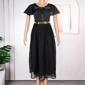 Vestidos de Ankara para invitados de boda de madre africana, ropa de iglesia con cuentas, ropa de lujo, vestido de fiesta de lentejuelas, vestido de talla grande - Product Image 5