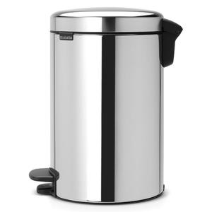 Cestino per Rifiuti Brabantia 12 L in Acciaio Inox con Pedale per Cucina - Product Image 1
