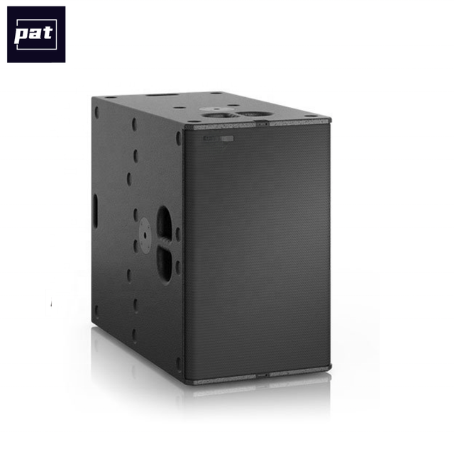 Pat B30 Dual 15-Inch Passive Subwoofer 2000W Peak 8 Ohm Professional Square Wooden Cabinet Eco-Friendly Durable Deep Speaker
