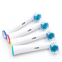 EB17-P kepala sikat gigi bulu Medium pengisian daya USB cocok dengan Oral-b untuk penggunaan dewasa di rumah atau Hotel