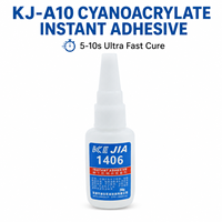 Adhésif instantané à usage général KEJIA KJ-1406 |   Liquide transparent à un composant |   Bonds PA ABS PC Acrylique PVC TPU Caoutchouc 20g