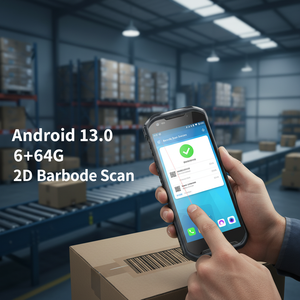 Terminal portable industriel robuste EFFON 2026 TA06 <span class=keywords><strong>Android</strong></span> 13 6+64 Go 2D pour la logistique d'entrepôt et la gestion des stocks 3PL - Product Image 1