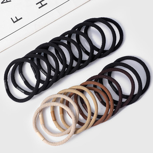 Coletero de Tela de Alta Elasticidad para Cola de Caballo, Color Sólido, Sarga, Uso Diario, Accesorios para el Cabello de Mujer - Product Image 4