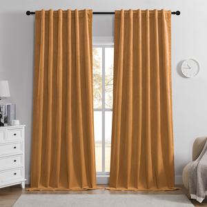 <span class=keywords><strong>Rideaux</strong></span> en tissu <span class=keywords><strong>velours</strong></span> JA, style européen, en flanelle, pour salon, chambre à coucher, hôtel - <span class=keywords><strong>Rideaux</strong></span> occultants complets, protection UV - Product Image 6