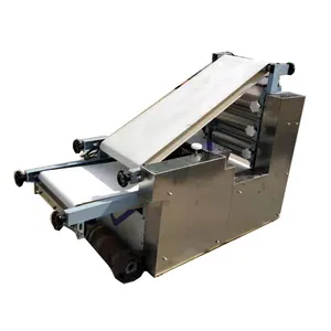 automatic flat bread making cutting machine chapati maker bread crust roller equipment pizza