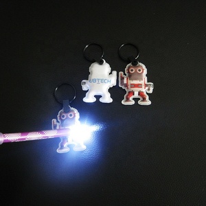 Tùy chỉnh <span class=keywords><strong>Mini</strong></span> Đèn pin keychain với khuyến mãi thiết kế của bạn dẫn ánh sáng đèn flash Móc chìa khóa - Product Image 1