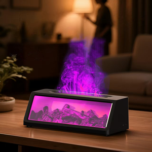 B2B Logo personalizzato diffusore di profumo di fuoco olio essenziale camino DiffuserAuto-spegnimento per regali aziendali e promozioni - Product Image 4