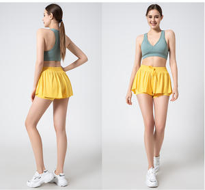 S-XXL क्रॉस-बॉर्डर <span class=keywords><strong>2</strong></span>-इन-1 योग शॉर्ट्स टेनिस स्कर्ट और आकार फिटनेस स्पोर्ट्स पहनने वाली महिलाओं के लिए - Product Image 6
