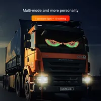 USB Auto LED Devil's Eye Lights Neuer Zustand Truck Matrix Panel Lichtsignal Warnung Strobe Windschutz scheibe Zubehör Dekorationen