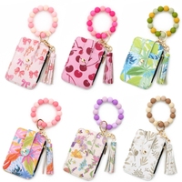 Nouveau Portefeuille Femme Style Européen 2026 en PU avec Perles, Porte-clés, Étui à Cartes Brodé Motif Floral – Idéal pour le Nouvel An et la Rentrée Scolaire