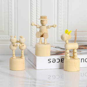 Adornos de madera para manualidades de Mystic Arts, decoraciones de marionetas móviles para el hogar, oficina, escritorio, manualidades, accesorios de fotografía - Product Image 3
