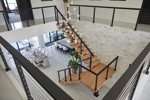 <span class=keywords><strong>Barandilla</strong></span> Moderna de Acero Inoxidable Negro para Terraza, Balcón y Escaleras - Product Image 3