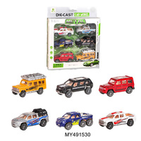 Coche de juguete de aleación a escala 1/64 para niños, modelo de coche fundido a presión, vehículos promocionales, camión de juguete pequeño con función de retroceso