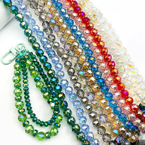 Perles en verre facettées AB transparentes d'Autriche, 8 mm et 10 mm, de plusieurs couleurs au choix, pour la fabrication de bijoux (vente en gros) - Product Image 2